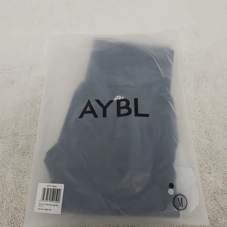 BAGGED AYBL BALANCE V3 SEAMLESS LEGGINGS – NAVY – UK M