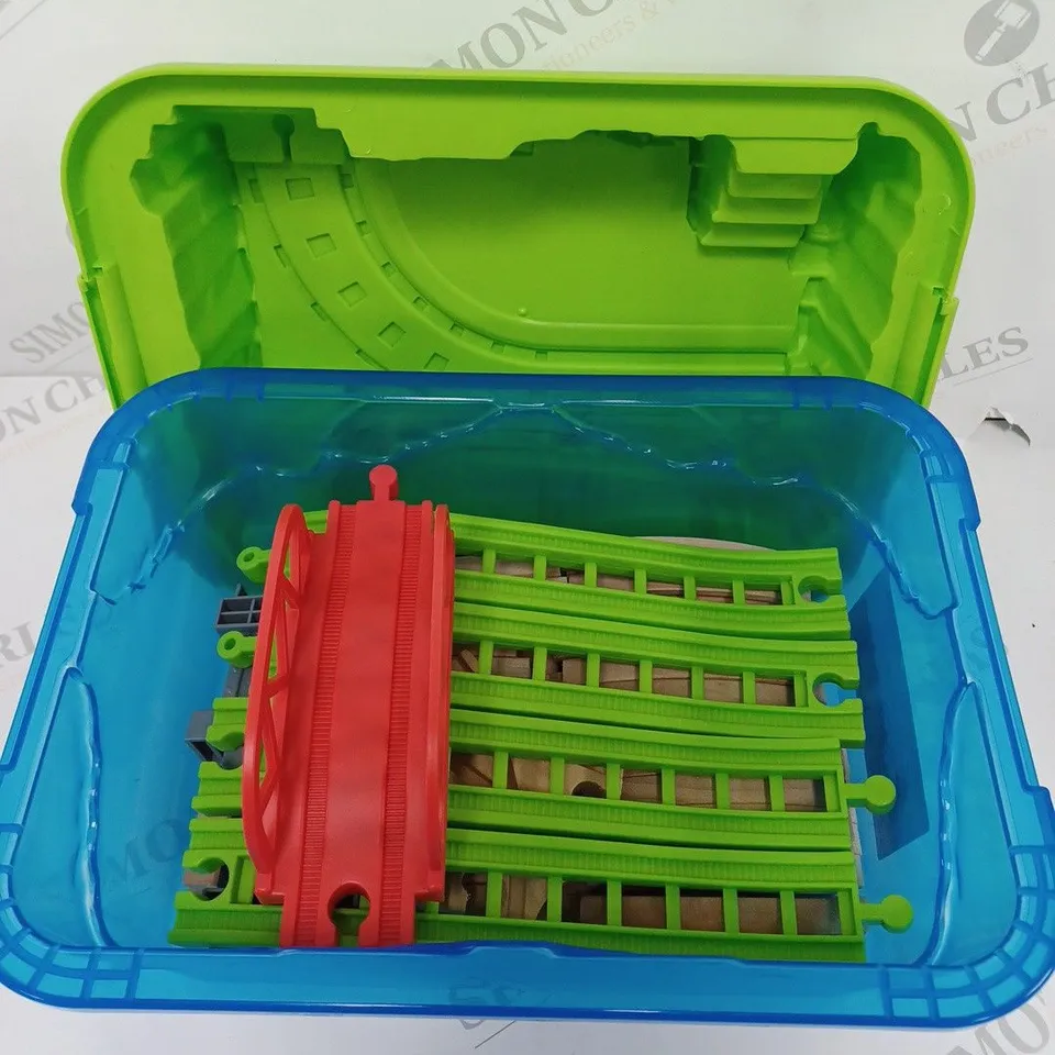 BOXED STUDIO WOODEN TRAIN SET