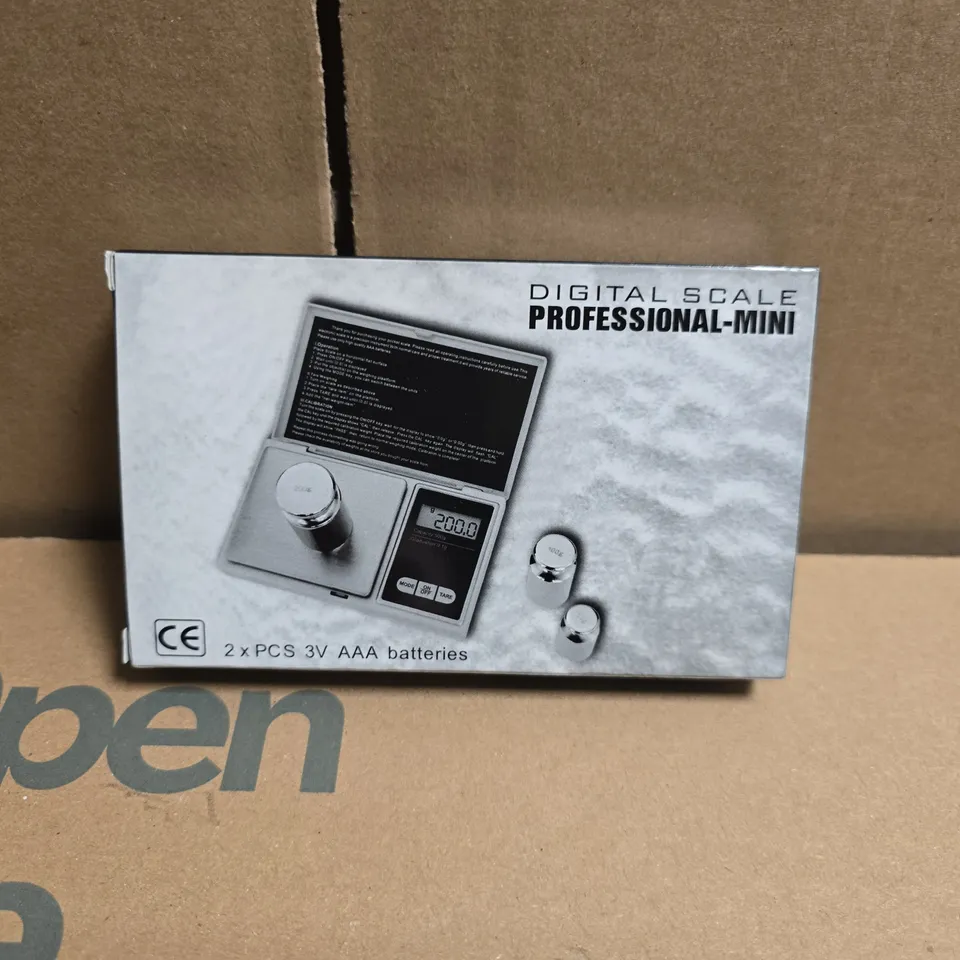 BOXED PROFESSIONAL MINI DIGITAL SCALES