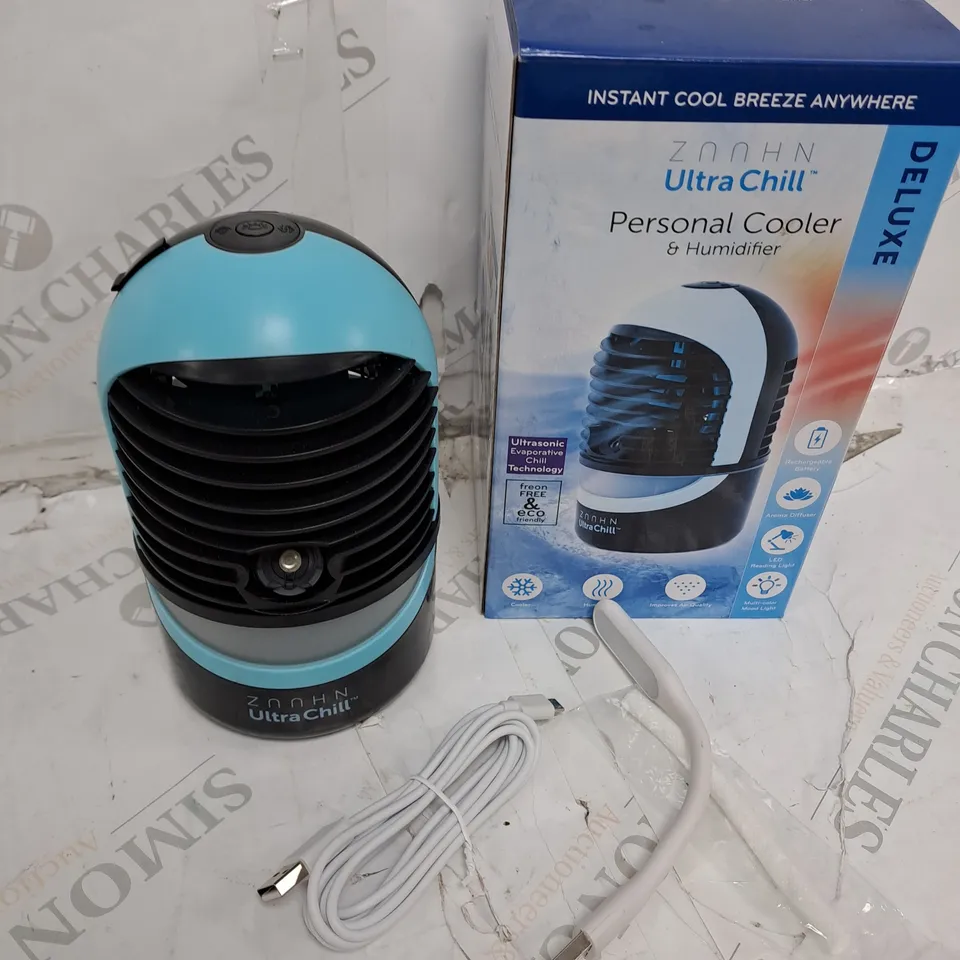 THANE ZAAHN ULTRA CHILL PORTABLE PERSONAL AIR COOLER