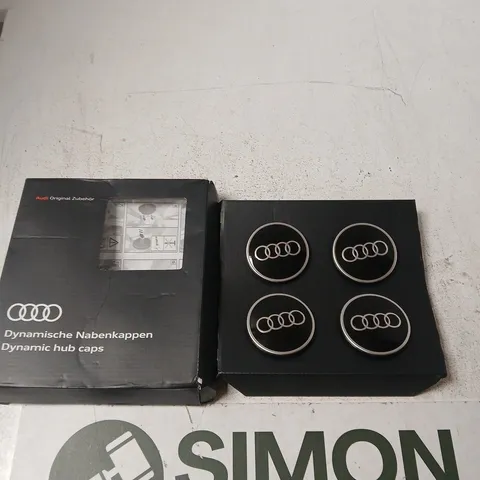 AUDI DYNAMIC HUB CAPS - SET OF 4