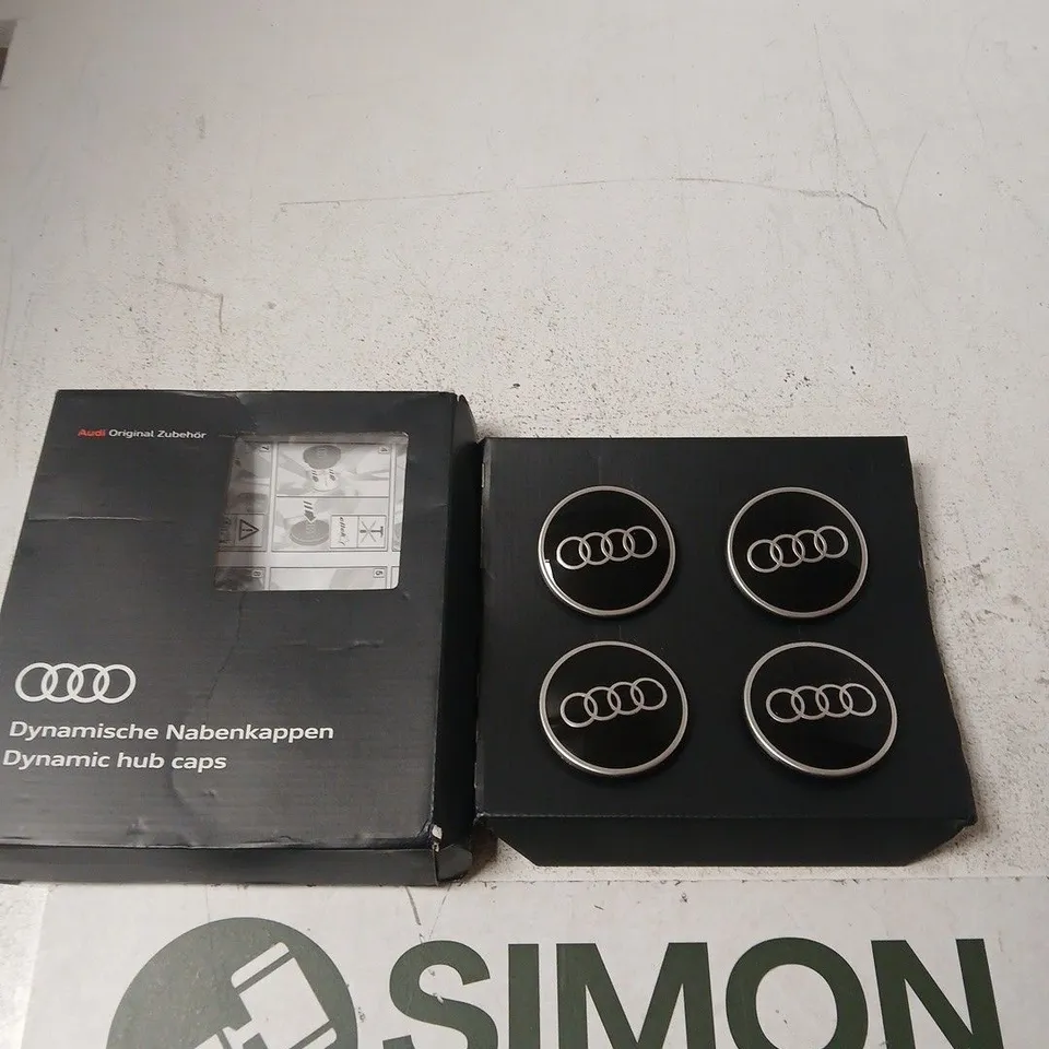AUDI DYNAMIC HUB CAPS - SET OF 4