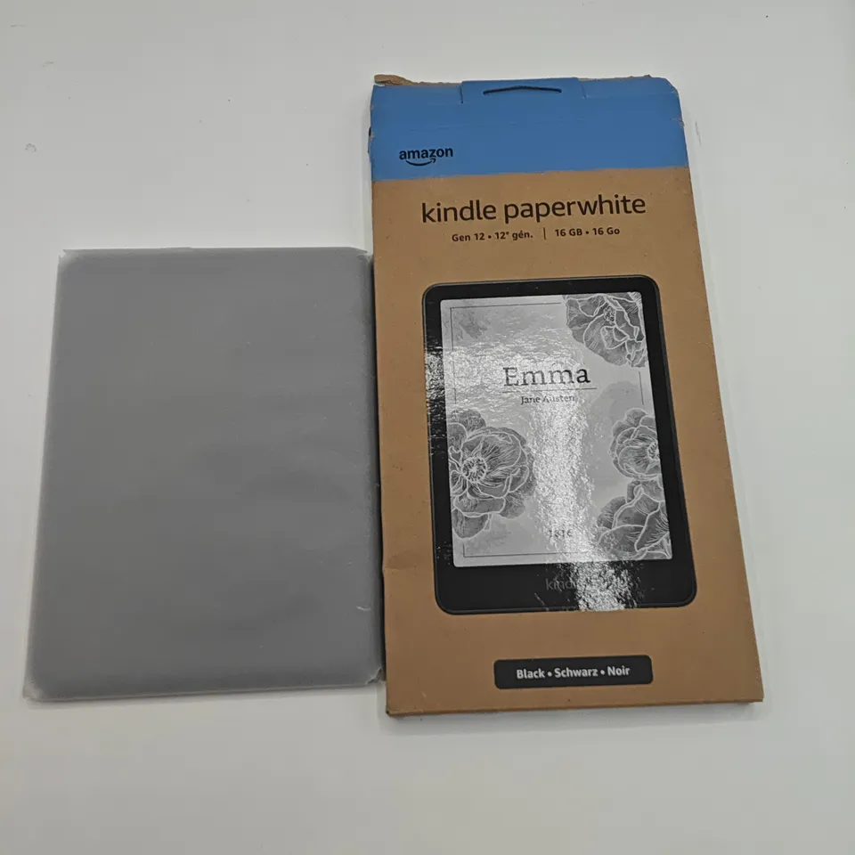 BOXED AMAZON KINDLE PAPER WHITE GEN 12 16GB IN BLACK - SA568B