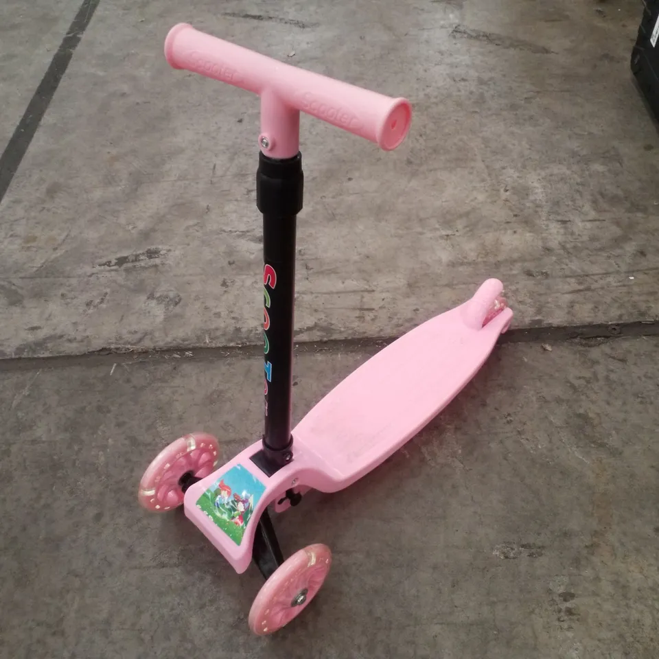 BOXED PINK KIDS SCOOTER 