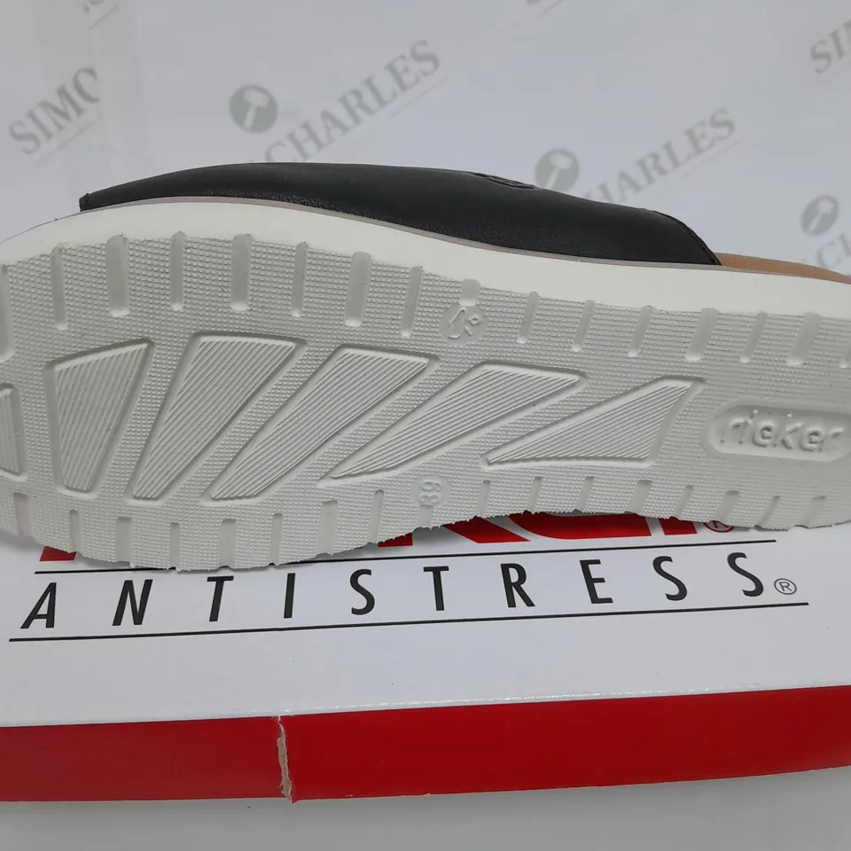 RIEKER ANTISTRESS BLACK SIZE 39