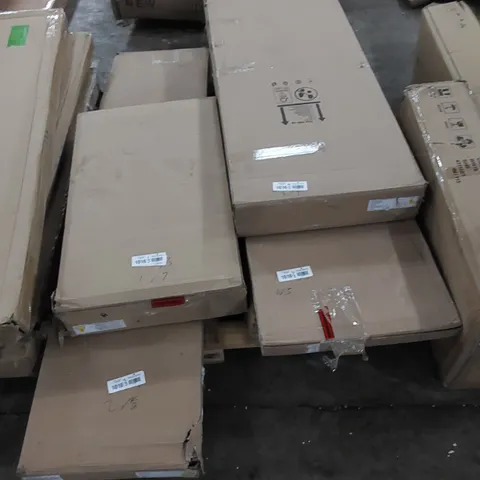 FIVE BOXES OF ASSORTED PRAGUE FURNITURE PARTS