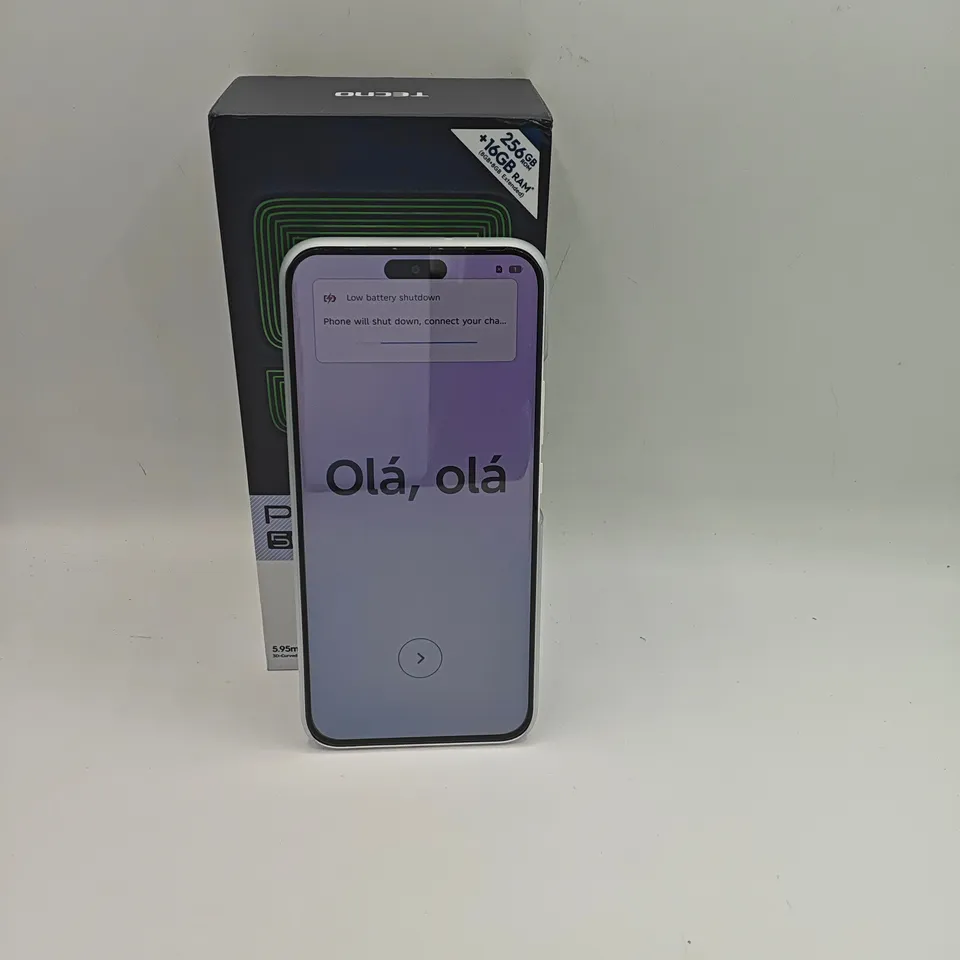 TECNO KM9 256+8GB ANDROID MOBILE IN WHITE