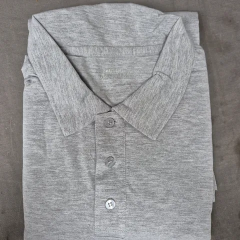 BUILD DIFFERENT POLO TOP IN GREY SIZE 2XL