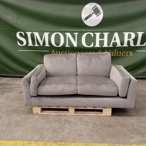 LUCIA 2 SEATER SOFA, GREY HOUSE VELVET