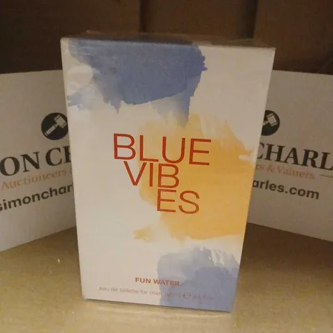 BOXED AND SEALED BLUE VIBES FUN WATER EAU DE TOILETTE 100ML