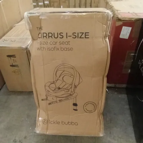 BOXED ICKLE BUBBA THE CIRRUS I-SIZE CAR SEAT WITH ISOFIX BASE