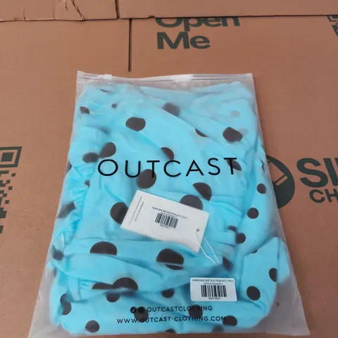 OUTCAST FARWIN MAXI SKIRT – BLUE POLKA DOT (1 PIECE) - SIZE SMALL