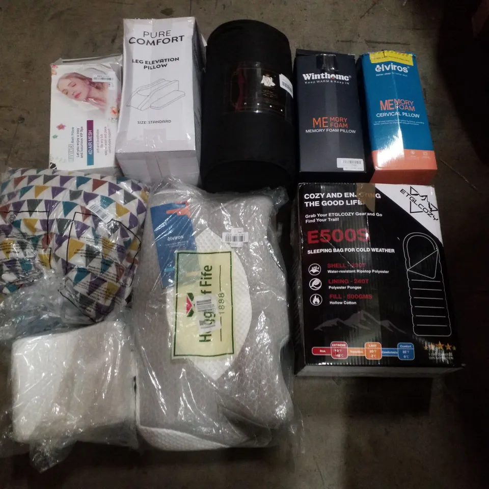 PALLET CONTAINING ASSORTED CUSHIONING & PILLOWS