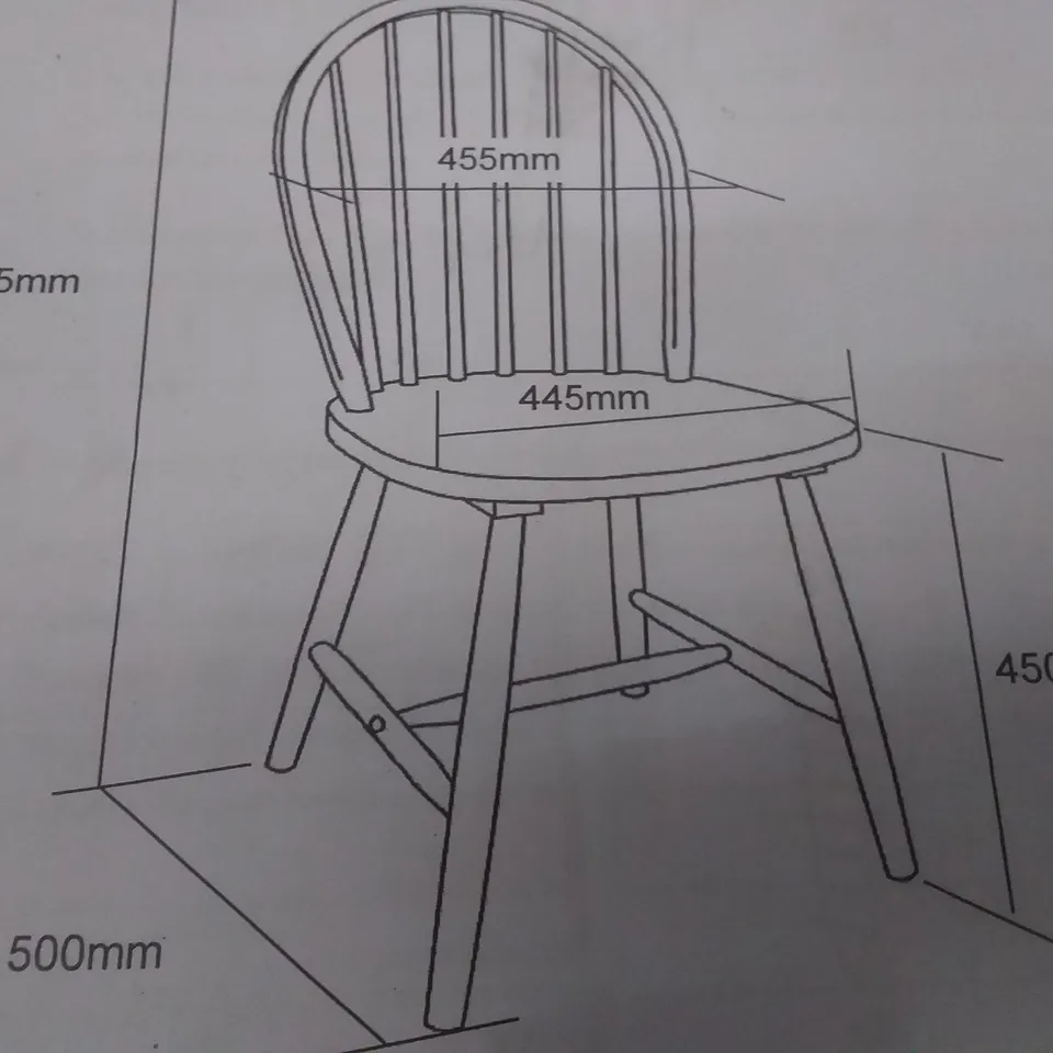 BOXED 2 KENTUCKY CHAIRS (BOX 3 OF 3 ONLY)