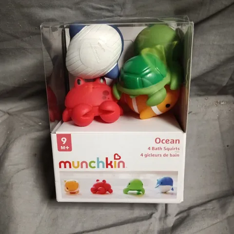 MUNCHKIN OCEAN BATH SQUIRTS – 4 BATH TOYS