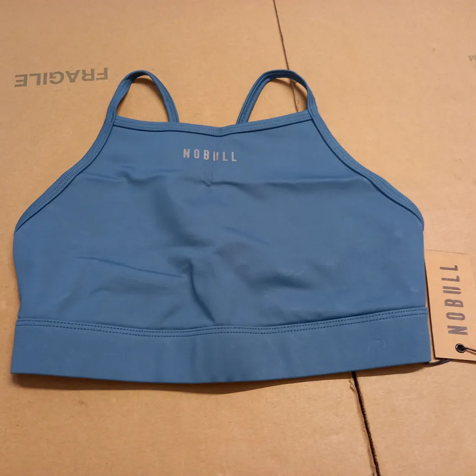 NOBULL BLUE SPORTS BRA - M