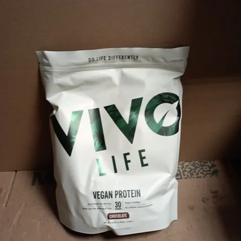 VIVO LIFE VEGAN PROTEIN – CHOCOLATE FLAVOUR, 30 SERVINGS - BB 08/2027