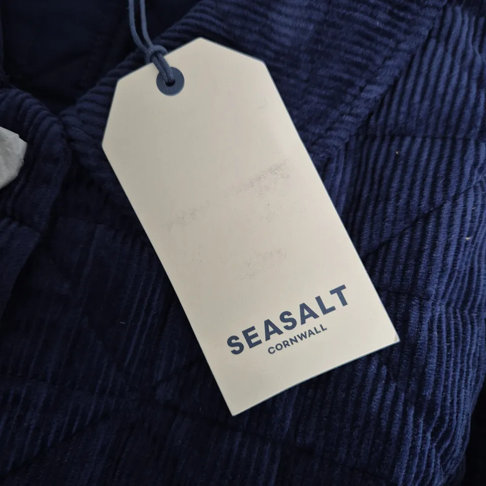 SEASALT CORNWALL INCOMING TIDE JACKET – FRENCH BLUE, UK 14