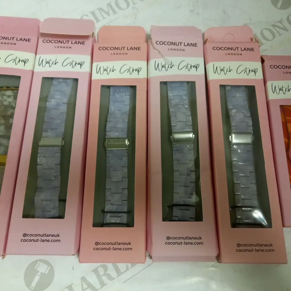 LOT OF 12 COCONUT LANE APPLE WATCH STRAPS