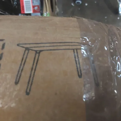 BOXED RECTANGULAR COMPUTER DESK, READING TABLE (1 BOX)