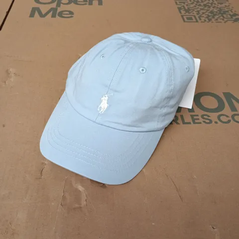 POLO RALPH LAUREN LOGO CAP IN SKY BLUE