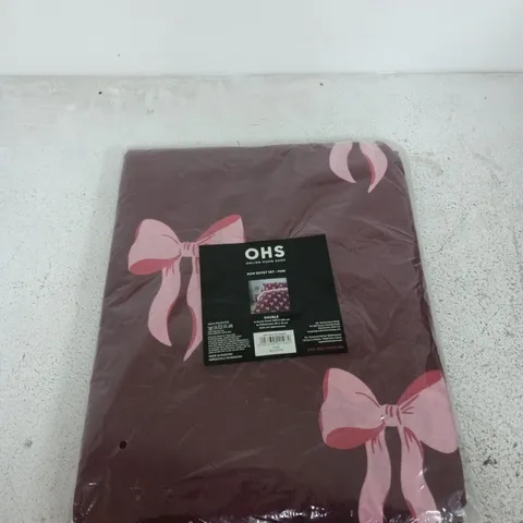 OH'S BOW DUVET SET – DOUBLE