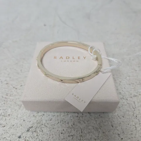 RADLEY LONDON GOLD-TONE BANGLE BRACELET 