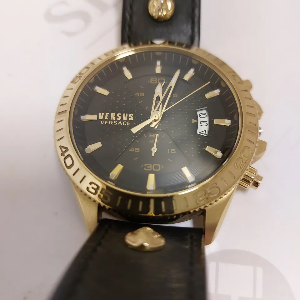 VERSACE VERSUS GRIFFITH YELLOW GOLD WRIST WATCH