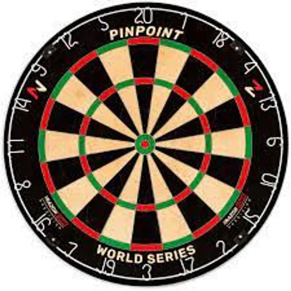 BOXED NET WORLD SPORTS WORLD SERIES DARTBOARD 