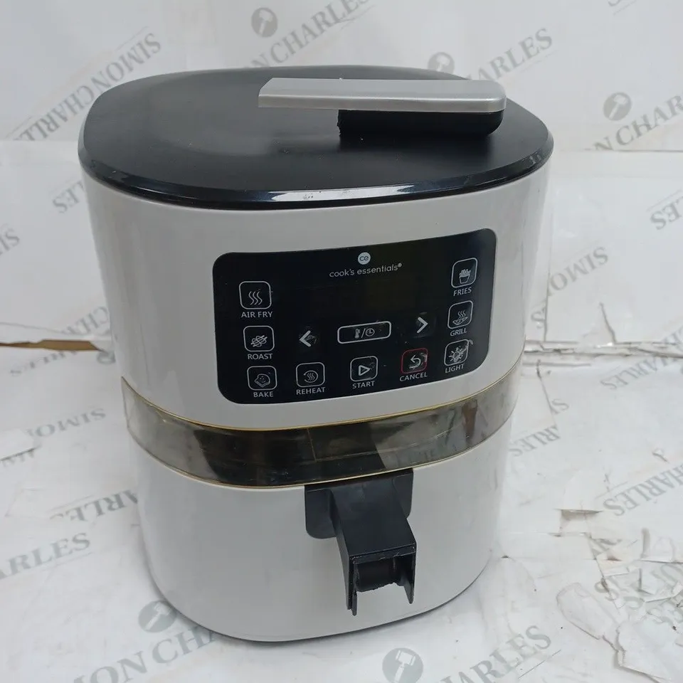 COOK'S ESSENTIALS 4.0L AIR FRYER, COOL GREY