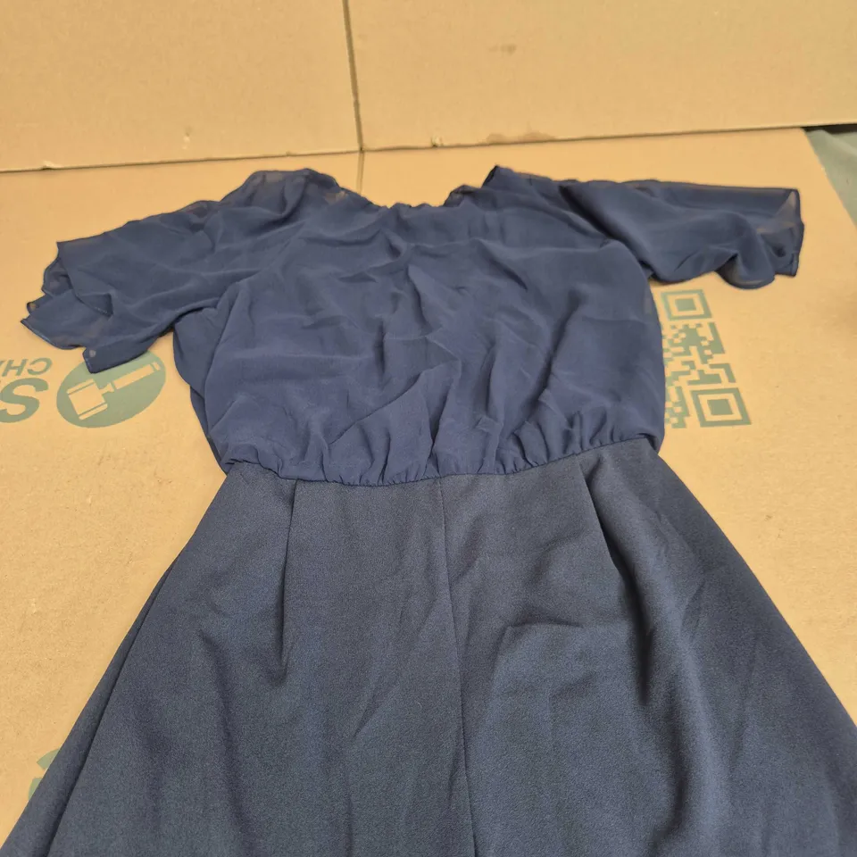 FRIENDS LIKE THESE WOMEN'S NAVY JUMPSUIT, UK 16 (EU 44) MADE IN MOROCCO