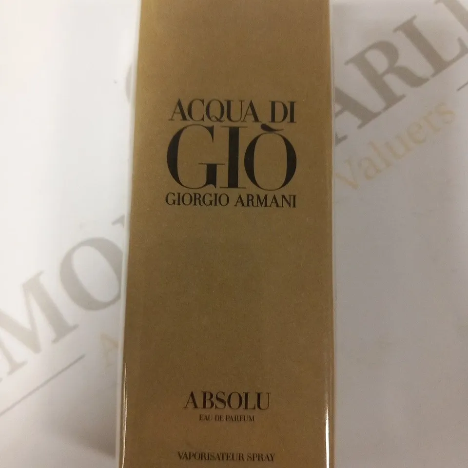 3 BOXED AND SEALED GIORGIO ARMANI ACQUA DI GIO ABSOLU EAU DE PARFUM 15ML
