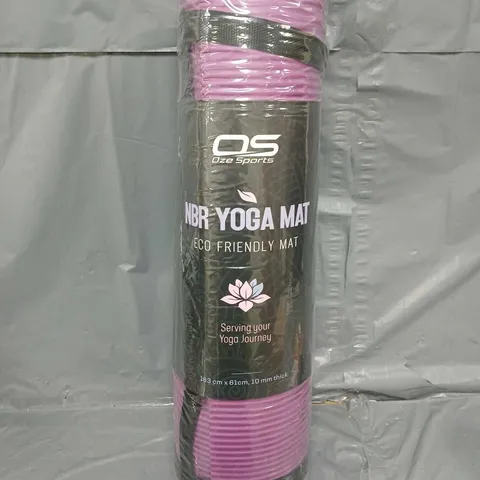 OZE SPORTS NBR YOGA MAT IN PURPLE (183X61cm)