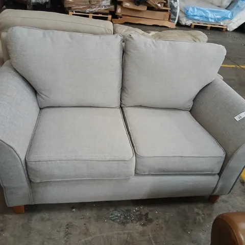 ALSOP GREY FABRIC TWO SEATER SOFA