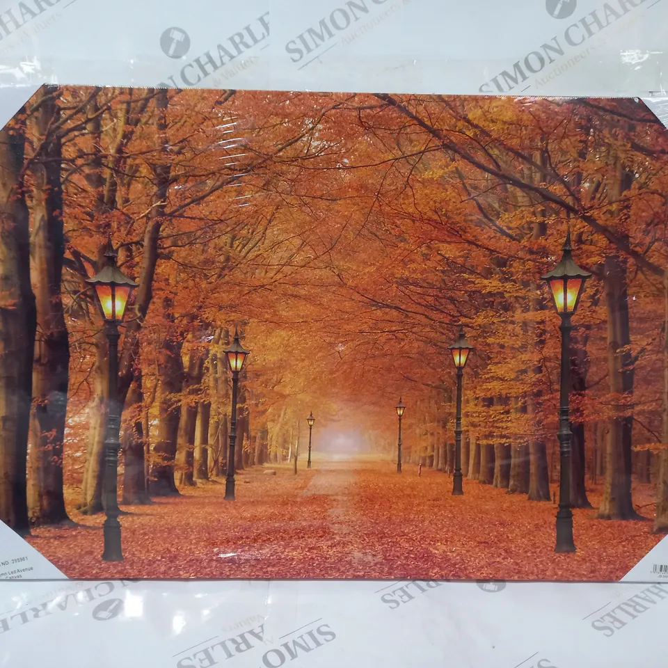 WALL MOUNTABLE AUTUMNAL LANDSCAPE CANVAS ART PRINT