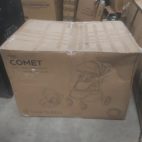 BOXED ICKLE BUBBA THE COMET 3-IN-1 STROLLER TRAVEL SYSTEM (1 BOX)