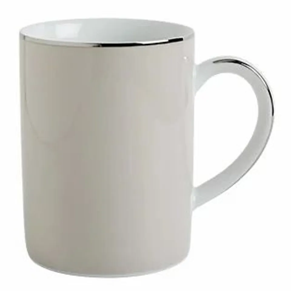 CHELTENHAM MUG COLOUR OYSTER/WHITE