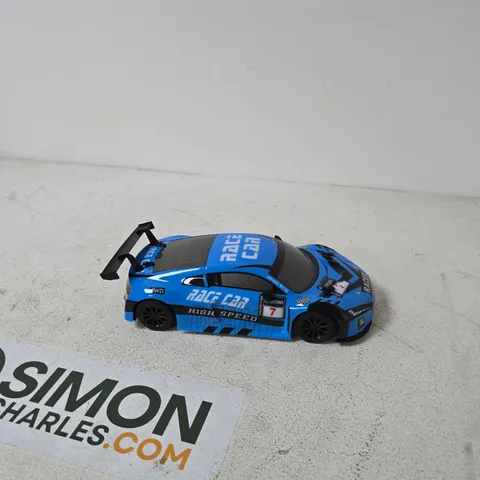 BLUE REMOTE-CONTROLLED RACE CAR TOY - NO REMOTE 