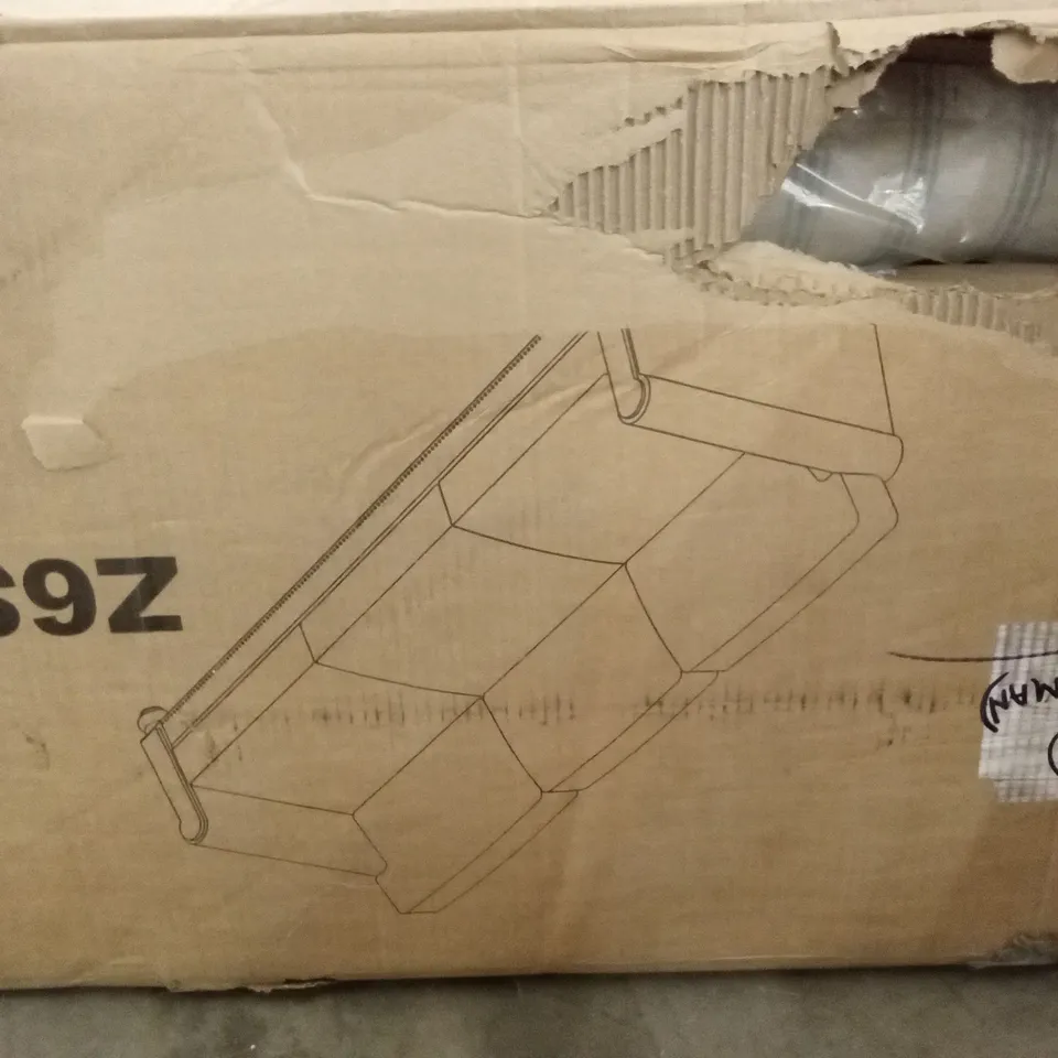 BOXED 81" WIDE SOFA - BLUE (1 BOX)