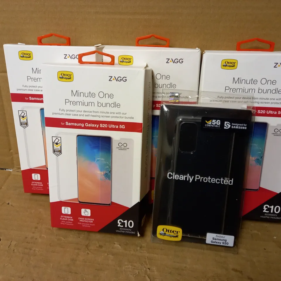 LOT OF 5 MINUTE ONE PREMIUM BUNDLES FOR SAMSUNG GALAXY S20 ULTRA 5G