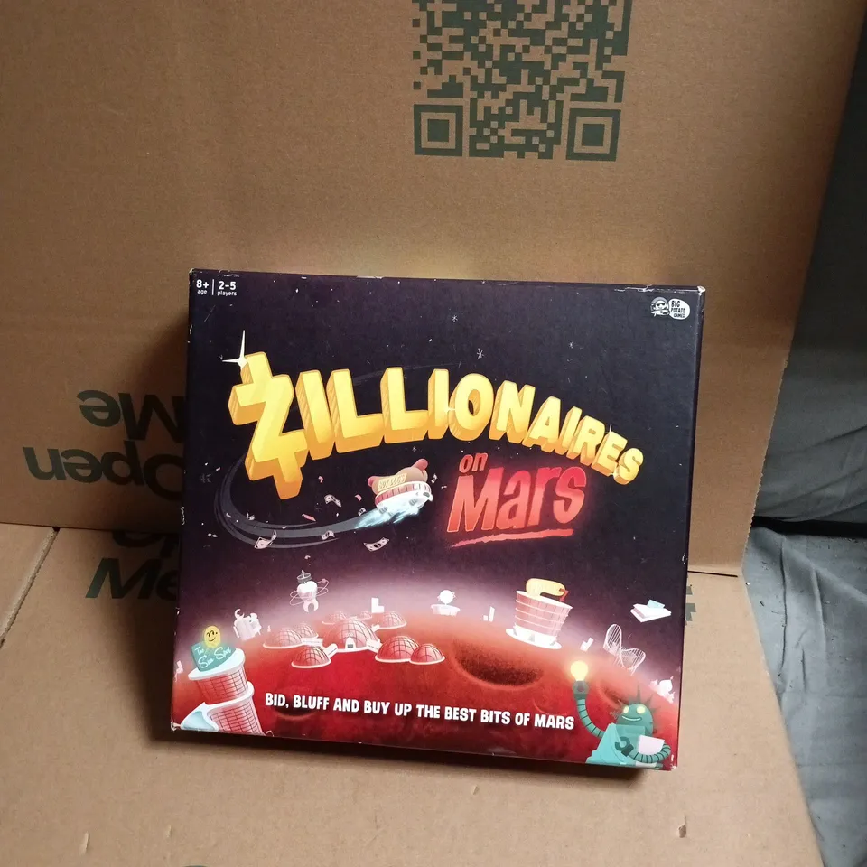  ZILLIONAIRES ON MARS – BOARD GAME (AGES 8+, 2–5 PLAYERS)
