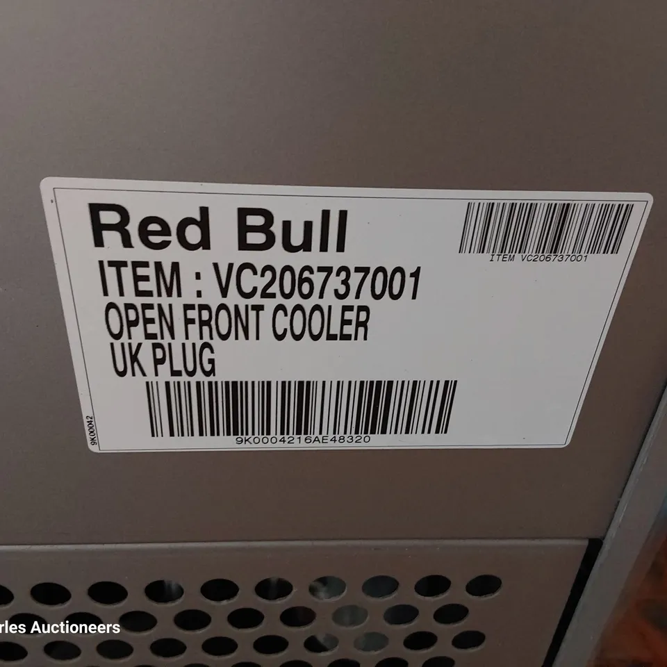 RED BULL LOGO CHILLED OPEN FRONT CABINET 