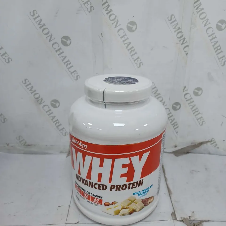 SEALED PER4M WHEY ADVANCED PROTEIN WHITE CHOCOLATE HAZELENUT 2010G 