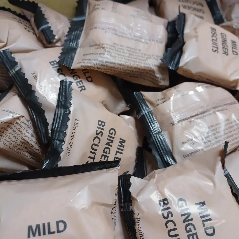 PALLET OF APPROX 6000 PACKS OF MILD GINGER BISCUITS - COLLECTION ONLY