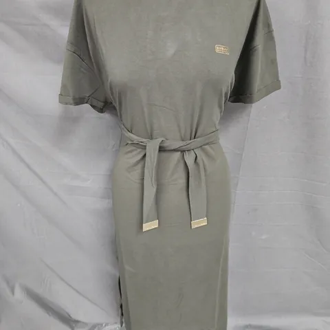 BARBOUR INTERNATIONAL WHITSON MIDI DRESS IN ENVY SIZE 16