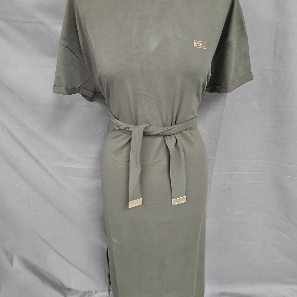 BARBOUR INTERNATIONAL WHITSON MIDI DRESS IN ENVY SIZE 16