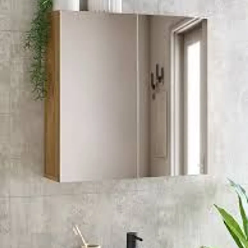 BOXED HAVANA WALL CABINET 