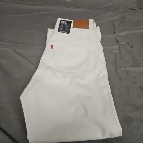 LEVIS STRAUSS 501 CROPPED JEANS - SIZE W29 L28