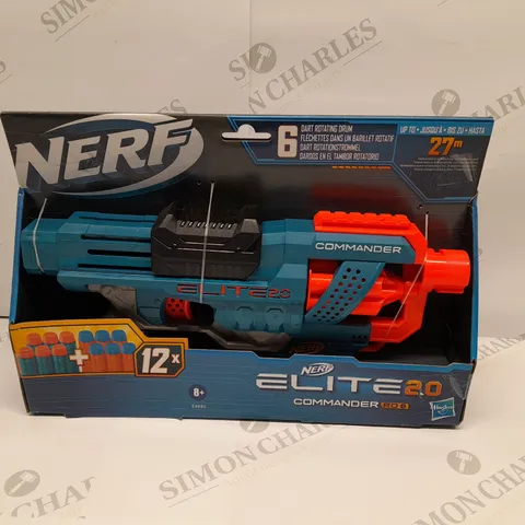 BRAND NEW BOXED NERF ELITE 2.0 COMMANDER RD-6 WITH 6 DART ROTATING DRUM