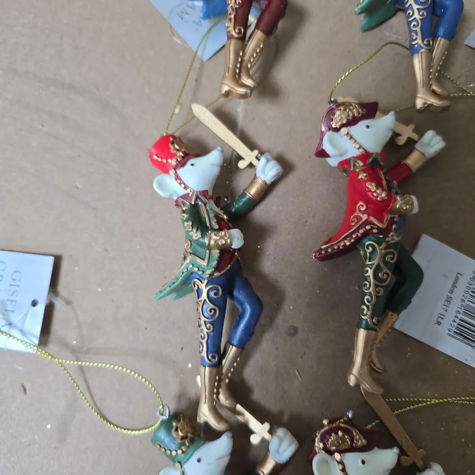 2 BOXES OF ASSORTED GISELA GRAHAM SMALL DECORATIONS 